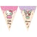 Banner de fiesta de Hello Kitty y Kuromi 200cm