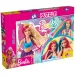imagen de Barbie amigos sirenas mágicos rompecabezas de 48 piezas 35x25cm - Lisciani 1