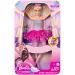 imagen de Barbie®: Bailarina Arcoíris Brillante con cabello rubio y luz - Mattel 1