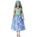 imagen de Barbie Dreamtopia: Muñeca princesa con vestido de mariposas azules - Mattel 2
