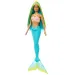 imagen de Barbie Dreamtopia: Muñeca sirena con cabello azul y cola - Mattel 2