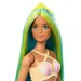 imagen de Barbie Dreamtopia: Muñeca sirena con cabello azul y cola - Mattel 3
