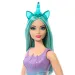 imagen de Barbie Dreamtopia: Muñeca unicornio en vestido azul y morado - Mattel 3