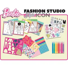 imagen de Barbie Estilo Ícono set de colorear y vestir - Lisciani 2