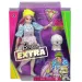 imagen de Barbie Extra: Muñeca con vestido brillante, con mascota - Mattel 1