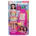 imagen de Barbie maestra muñeca de carrera set de juego con niña rubia - Mattel 1