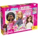 imagen de Barbie mejores amigas 108 piezas glitter puzzle 50x35cm - Lisciani 1