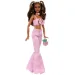 imagen de Barbie: Muñeca amigas a la moda con conjunto de ropa de estampado de rosas - Mattel 2
