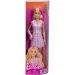 imagen de Barbie: Muñeca de moda Fashionista amigas en yeso con vestido a cuadros rosa – Mattel 1