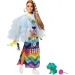 imagen de Barbie: Muñeca extravagante con vestido de arcoíris - Mattel 2
