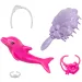 imagen de Barbie: Muñeca sirena que cambia de color con accesorios - Mattel 6