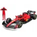 imagen de Bburago: Ferrari SF23 F1 coche de carreras modelo de metal con piloto 1/24 (Charles Leclerc #16) 2