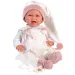 imagen de Bebé llorón recién nacido con gorro rosa de 40 cm 1
