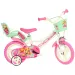 Bicicleta blanca y rosa de Patrulla Canina tamaño 12 - bicicleta Dino Bikes