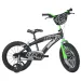 Bicicleta BMX negra-verde para niños tamaño 14 - bicicleta Dino Bikes