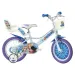 Bicicleta de 12 pulgadas con diseño de Reina de las Nieves - bicicleta Dino Bikes
