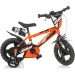 Bicicleta de montaña R88 naranja para niños tamaño 12
