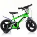 imagen de Bicicleta de montaña R88 verde-negra para niños tamaño 12 - Dino Bikes 1