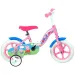 Bicicleta infantil rosa de Peppa Pig tamaño 10 - Bicicleta Dino Bikes