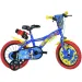 Bicicleta infantil Sonic azul-amarillo tamaño 14 - bicicleta Dino Bikes