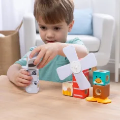 imagen de Blockables: Amigos de la granja juego de construcción de madera - Melissa & Doug 3