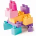 imagen de Bloques para Niños elementos de construcción en colores pastel set de 50 piezas - Wader 4