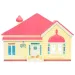 imagen de Bluey: Casa familiar festiva set de juego con figura festiva de Bluey 7