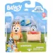 imagen de Bluey: Paquete de figuras de personajes dobles - Baby Bluey y Chilli 1