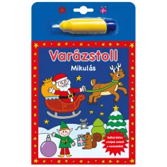 Bolígrafo mágico - Cuaderno para colorear de Papá Noel