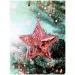 Bolsa de regalo con diseño de estrella navideña 17,5x22,5x9,5cm