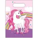 Bolsa de regalo con estampado de unicornio set de 6
