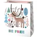 Bolsa de regalo de tamaño normal con diseño de ciervo Be Free 11x6x14cm