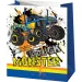 Bolsa de regalo de tamaño normal con estampado de Monster Truck 11x6x14cm