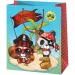 Bolsa de regalo exclusiva de piratas animales de tamaño normal 11x6x14cm