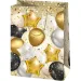 Bolsa de regalo gigante con estampado de globos 33x15x44,5cm