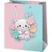 Bolsa de regalo grande con estampado de osito lindo 26x13x33cm