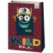 Bolsa de regalo grande con monstruos Green Grass 24x9x34cm