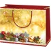 Bolsa de regalo mediana con diseño de Feliz Navidad 23x10x17,8cm