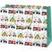 Bolsa de regalo mediana con estampado de ambulancia, policía y bombero 23x10x17,8cm