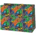 Bolsa de regalo mediana T-Rex patinador 18x10x23cm