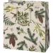 Bolsa de regalo premium de tamaño mediano con diseño de plantas 18x23x10cm