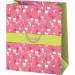 Bolsa de regalo rosa de tamaño normal con la inscripción 'Con cariño' 11x6x14cm