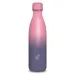 Botella de metal de doble pared rosa y morada 500ml