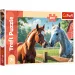 imagen de Caballos en el prado puzzle de 200 piezas - Trefl 1