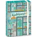 Caja de cuadernos de la Ciudad de Budapest con banda elástica A/5