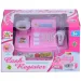 Caja registradora electrónica con luces