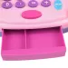 imagen de Caja registradora electrónica rosa con luz y sonido, con dinero de juguete 25x14cm 4