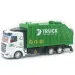 Camión de basura con tracción trasera, luz y sonido 1/48