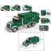 imagen de Camión de basura ToyStar verde con efectos de luz y sonido 42cm 2