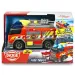 imagen de Camión de bomberos con manguera, luz y sonido 15cm - Dickie Toys 1